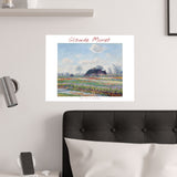 Tulip Fields | Titled | Satin Poster