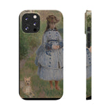 Girl with Dog | iPhone Case | slim