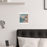 Beach | Titled | Satin Poster