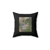 Girl with Dog | Pillow
