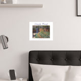 Flower Bed | Titled | Satin Poster