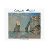 Étretat Cliffs | Titled | Satin Poster