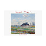 Tulip Fields | Titled | Satin Poster