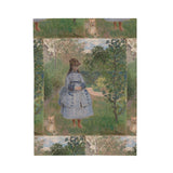 Girl with Dog | Blanket