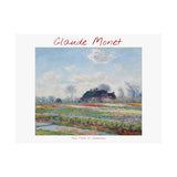 Tulip Fields | Titled | Satin Poster