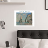 Étretat Cliffs | Titled | Satin Poster