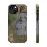 Girl with Dog | iPhone Case | slim