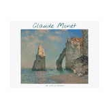 Étretat Cliffs | Titled | Satin Poster