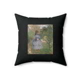 Girl with Dog | Pillow