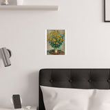 Artichoke Flowers | Satin Poster