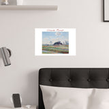 Tulip Fields | Titled | Satin Poster