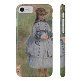 Girl with Dog | iPhone Case | slim