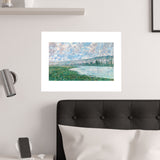 Vétheuil Seine | Satin Poster