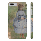 Girl with Dog | iPhone Case | slim