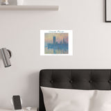 Sunset Parliament | Titled | Satin Poster