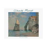 Étretat Cliffs | Titled | Satin Poster