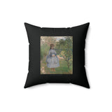 Girl with Dog | Pillow