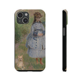 Girl with Dog | iPhone Case | slim