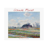 Tulip Fields | Titled | Satin Poster