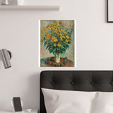 Artichoke Flowers | Satin Poster