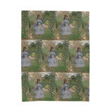 Girl with Dog | Blanket