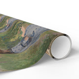 Girl with Dog | Wrapping Paper