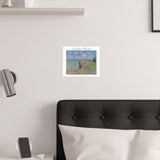 Cliff Walk | Titled | Satin Poster