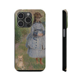 Girl with Dog | iPhone Case | slim