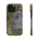 Girl with Dog | iPhone Case | slim