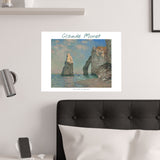 Étretat Cliffs | Titled | Satin Poster