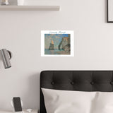 Étretat Cliffs | Titled | Satin Poster