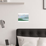 Vétheuil Seine | Satin Poster