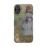 Girl with Dog | iPhone Case | slim