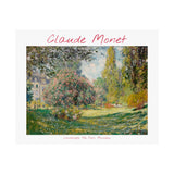 Landscape Monceau | Titled | Satin Poster