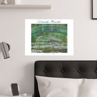 Japanese Footbridge | Titled | Satin Poster