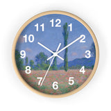 Giverny Poppy | Clock
