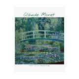 Lilies and Bridge | Titled | Satin Poster