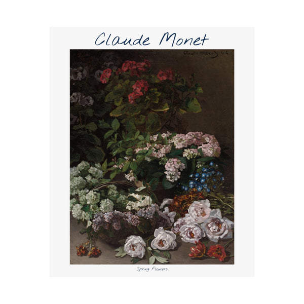 Spring Flowers | Titled | Satin Poster