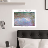 Pond Clouds | Titled | Satin Poster