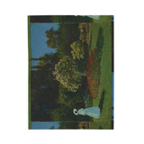 Lady in the Garden | Blanket