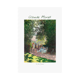 Parc Monceau | Titled | Satin Poster