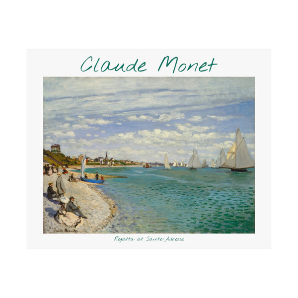 Sainte-Adresse Regatta | Titled | Satin Poster