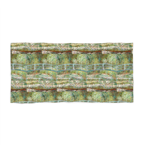 Water Lily Bridge | Beach Towel