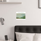 Pourville | Titled | Satin Poster