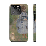 Girl with Dog | iPhone Case | slim