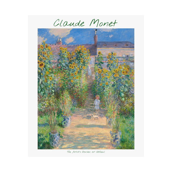 Vétheuil Garden | Titled | Satin Poster