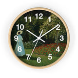 Lady in the Garden | Clock