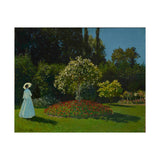 Lady in the Garden | Satin Poster