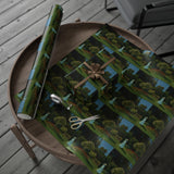 Lady in the Garden | Wrapping Paper