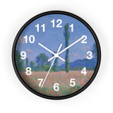 Giverny Poppy | Clock